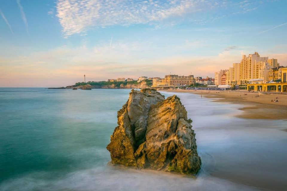 Studio Et Piscine Sur La Grande Plage Biarritz Esterno foto